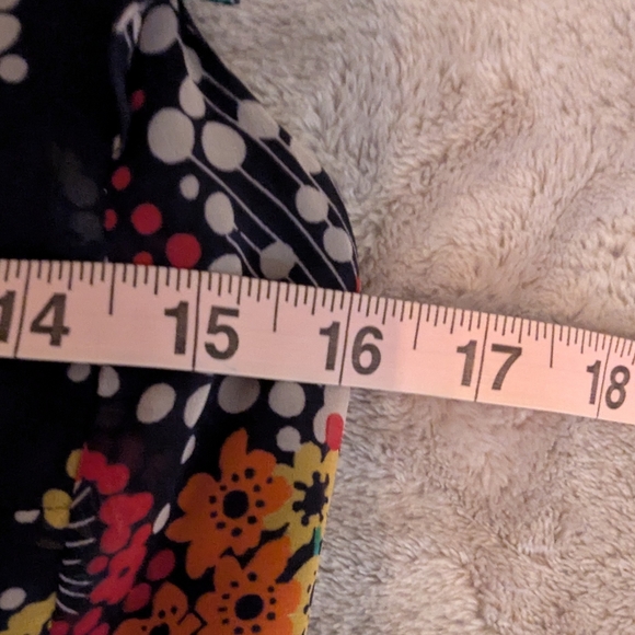 Nanette Lepore Women's 100% Silk Floral Navy Wrap Dress Size 2 Resort 2012 - Picture 8 of 11